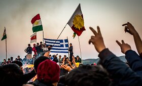 Kurdų pabėgėliai &scaron;venčia persų Naujuosius metus &ndash; Nauruzą