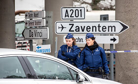 Įvažiavimas į Briuselio Zavantem oro uostą, kur buvo įvykdytos atakos