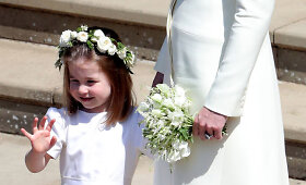 Karali&scaron;kose vestuvėse &ndash; princas George'as ir princesė Charlotte