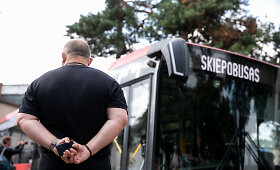 Mobilaus vakcinacijos punkto &ndash; skiepų autobuso pristatymas