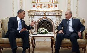 Istoriniai Obamos ir Putino pusryčiai