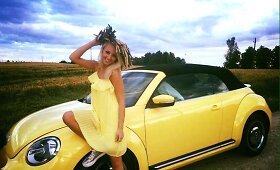 Eglės Straleckaitės automobilis &bdquo;Volkswagen Beetle&ldquo;