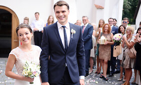 Domo Dargio ir Gintarės Avulytės vestuvės Bernardinų bažnyčioje