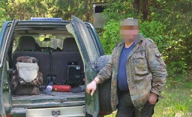 VSAT pareigūnai Varėnos rajone sulaikė kontrabandą gabenusį asmenį