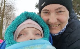Viena neįgalią dukrą auginanti Lilija Lopetaitė