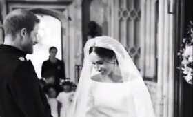 Nematyti Meghan Markle ir princo Harry vestuvių kadrai