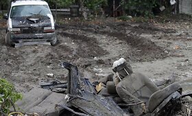Meksikoje liūties sukelta žemės nuo&scaron;liauža pareikalavo dviejų gyvybių