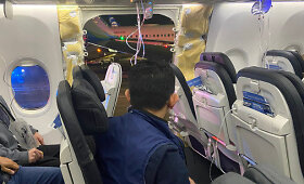 Po siaubingo nutikimo patikrino &bdquo;Boeing 737 Max 9&ldquo;: aptiko atsilaisvinusių dalių