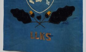 Aukcione siūloma įsigyti Lietuvos partizanų vėliavą