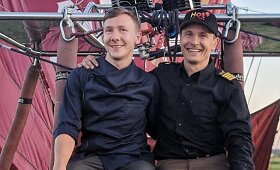 Vakarienė oro balione su Deivydu Praspaliausku
