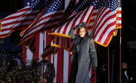 Viceprezidentė K.Harris: pasiruo&scaron;usi politinei akistatai su D.Trumpu