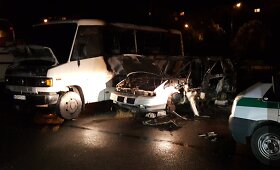 Naktį padegti automobiliai Klaipėdoje
