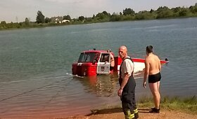 Tauragėje nuskendo girininkų gaisrinė ma&scaron;ina