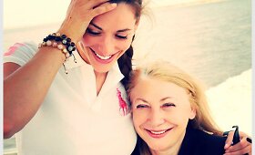 Kristina Tučkutė su mama Ala Tučkuviene