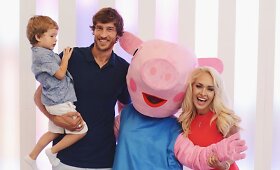 Oksana ir Simas Jasaičiai at&scaron;ventė sūnaus Dominyko gimtadienį