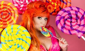 Daina Bilevičiūtė &bdquo;Madam TuTu Cakes&ldquo; saldumynų &bdquo;Lollipop&ldquo; fotosesijoje