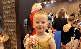Pauliaus ir Linos Bagdanavičių dukros Paulinos debiutas operos ir baleto teatre