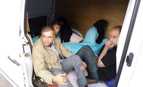 Prie sienos su Lenkija sulaikyti nelegalūs migrantai