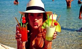 &bdquo;Victoria's Secret&ldquo; angelo Alessandros Ambrosio atostogos Brazilijoje