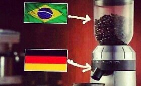 Interneto juokai apie Brazilijos ir Vokietijos rungtynes