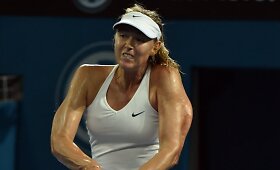 Marija &Scaron;arapova triu&scaron;kinančiai žengė į Brisbeno turnyro ketvirtfinalį