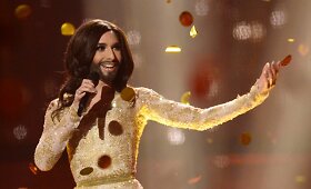 2014-ųjų &bdquo;Eurovizijoje&ldquo; triumfavo barzdotasis transvestitas i&scaron; Austrijos Conchita Wurst