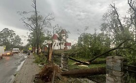 Audra nusiaubė Žagarę