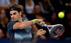 &Scaron;veicarijos teniso turnyro a&scaron;tunfinalyje Rogeris Federeris įveikė Denisą Istominą