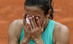 Fantasti&scaron;kame ir ilgiausiame &bdquo;Rolang Garros&ldquo; mače istorijoje pergalę i&scaron;plė&scaron;ė Francesca Schiavone