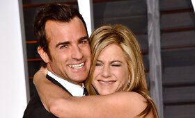 Jennifer Aniston ir Justinas Theroux &ndash; gražiausios jų akimirkos