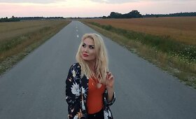 Natalijos Bunkės vaizdo klipo filmavimo užkulisiai