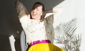 Aktorė Eglė Mikulionytė tapo drabužių modeliu