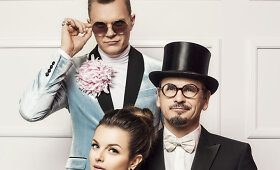 Mindaugas Stasiulis, Marijonas Mikutavičius, Gabrielė Martirosianaitė įsiamžino fotosesijoje