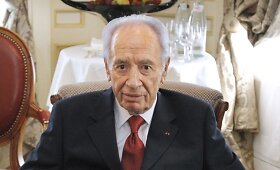 Buvusio Izraelio prezidento Shimono Pereso gyvenimo akimirkos 