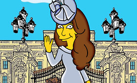 Kembridžo hercogienė Catherine tapo &bdquo;Simpsonų&ldquo; heroje