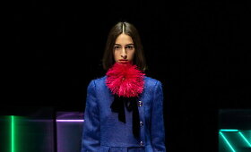 Milano mados savaitė: &bdquo;Emporio Armani&ldquo; 2021&ndash;2022 m. rudens ir žiemos kolekcijos modeliai