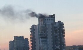 Gaisras daugiabutyje &Scaron;e&scaron;kinės rajone Vilniuje