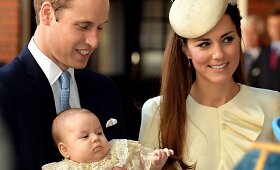 Princo Williamo ir hercogienės Catherine sūnaus George'o krik&scaron;tynos