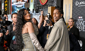Rihanna ir A$AP Rocky filmo &bdquo;Juodoji pantera: Wakanda Amžiams&ldquo; premjeroje