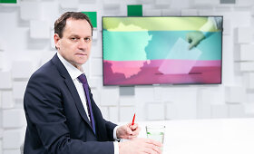 15min studijoje lankosi prezidento posto siekiantis V.Toma&scaron;evskis