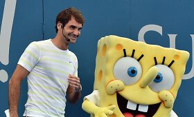 Rogeris Federeris surengė vaikams &scaron;ventę Brisbene
