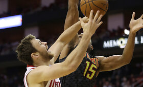 Donatas Motiejūnas žaidė rekordi&scaron;kai ilgai, bet &bdquo;Rockets&ldquo; pralaimėjo