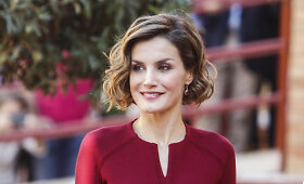 Smarkiai sulysusi Ispanijos karalienė Letizia