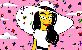 George'o Clooney žmona Amal Alamuddin perkelta į &bdquo;Simpsonų&ldquo; pasaulį