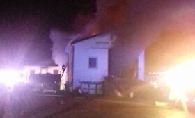 &Scaron;vedijoje sudegė sandėlis, kuriame gyveno lietuviai emigrantai