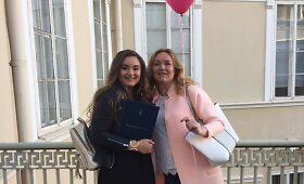 Rositos Čivilytės dukra Patricija baigė mokyklą