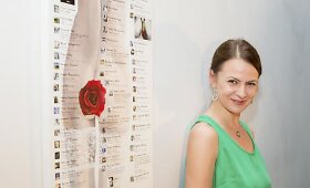 Dovilės Bilk&scaron;tienės vieno paveikslo parodos atidarymas