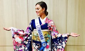 Patricija Belousova grožio konkurse &bdquo;Miss International 2017&ldquo; Japonijoje