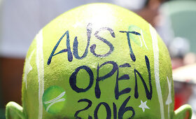 Nustabūs kadrai i&scaron; a&scaron;tuntosios &bdquo;Australian Open&ldquo; dienos