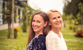 Eglė Mėlinauskienė ir Justina Žukauskienė i&scaron; &bdquo;Mamų unijos&ldquo;